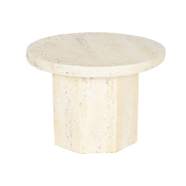 Pieni sivupöytä Home ESPRIT Beige Magnesium 60 x 60 x 41,9 cm