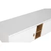 Televizoriaus baldai Home ESPRIT Balta Natūralus polipropileno Medžio MDF 140 x 40 x 55 cm