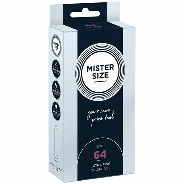 Condoms Mister Size Ø 6,4 cm (10 pcs)