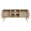 TV furniture Home ESPRIT Natural Paolownia wood MDF Wood 120 x 40 x 60 cm
