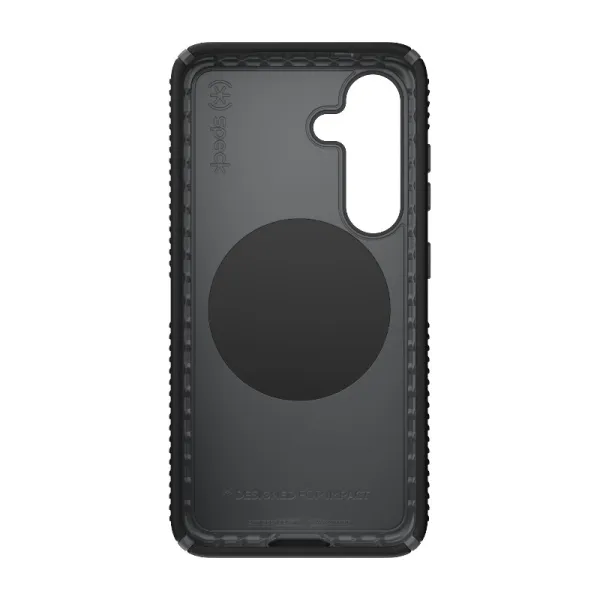 Speck Presidio2 Grip Magnet - Samsung Galaxy S25 / 24 MagSafe Case (Black/Slate Gray/White)