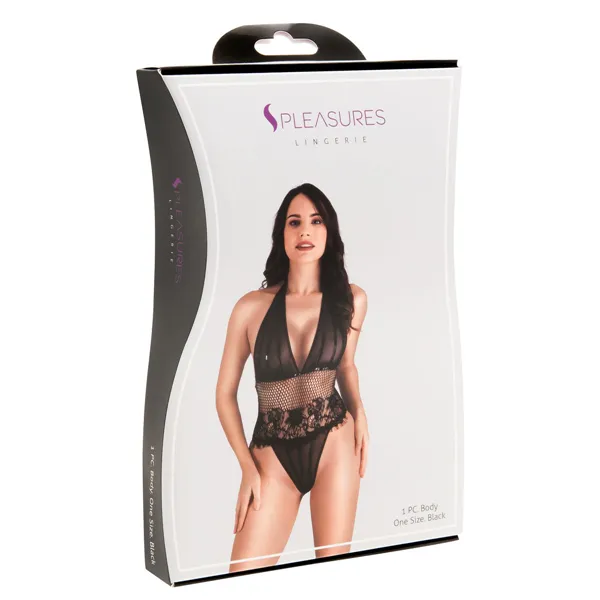 Leotard S Pleasures Black One size