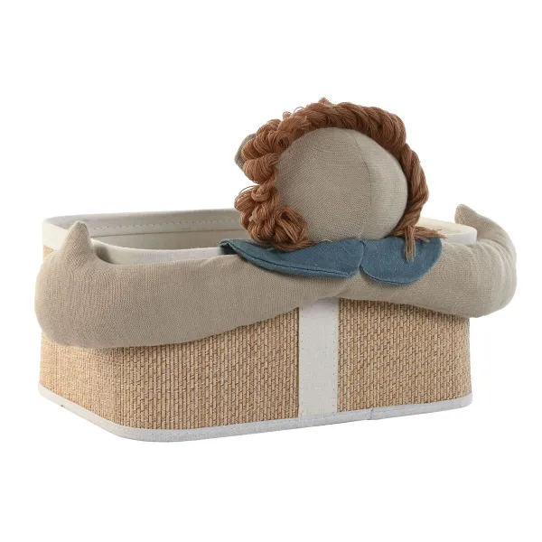 Grozs Home ESPRIT Zaļš Dabisks 40 x 32 x 27 cm 2 Daudzums