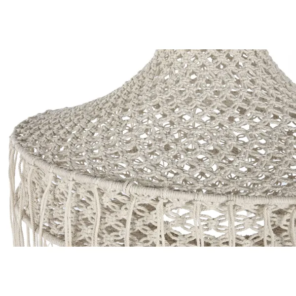 Lampunvarjostin Home ESPRIT Luonnollinen Boho 63 x 63 x 70 cm