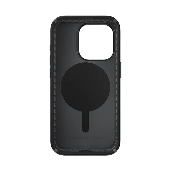 Speck Presidio2 Pro Magsafe - iPhone 15 Pro Case (Black / Slate Gray / White)