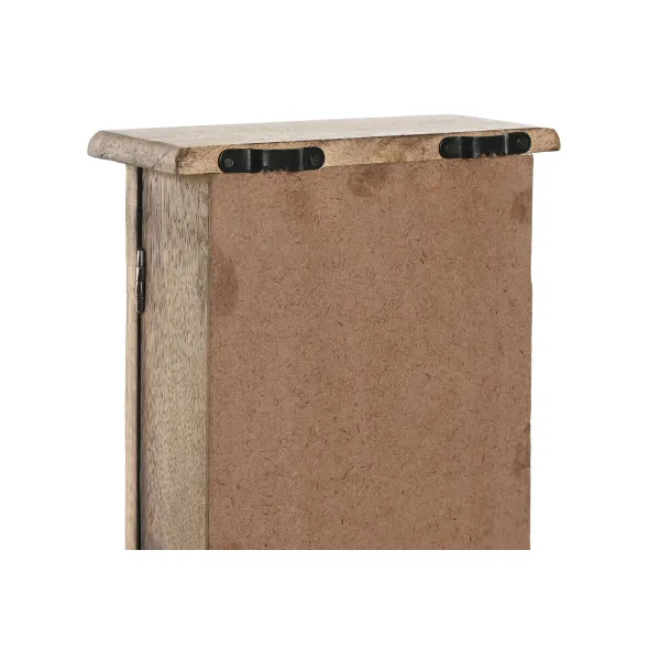 Avainkaappi Home ESPRIT Valkoinen Luonnollinen 18 x 7,5 x 28 cm