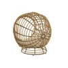 Mājdzīvnieku gulta Home ESPRIT Balts Dabisks sintētiska rotangpalma 60 x 58 x 58 cm
