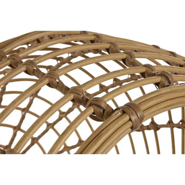 Mājdzīvnieku gulta Home ESPRIT Balts Dabisks sintētiska rotangpalma 60 x 58 x 58 cm
