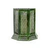 Žibintai Home ESPRIT Žalia Metalinis Rytietiškas 23 x 23 x 57 cm (2 Dalys)