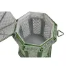 Žibintai Home ESPRIT Žalia Metalinis Rytietiškas 23 x 23 x 57 cm (2 Dalys)