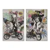 Canvas Home ESPRIT polistirols Canvas 80 x 3,5 x 120 cm