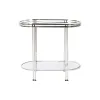 Вспомогательный стол Home ESPRIT Серебристый Сталь Зеркало 70 x 35 x 63 cm