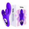 Rave G-Spot Vibrator FeelzToys Clitoral & Labia Stimulation Purple