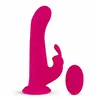 Rabbit Vibrator Whirl-Pulse & Remote Control  FeelzToys Fuchsia