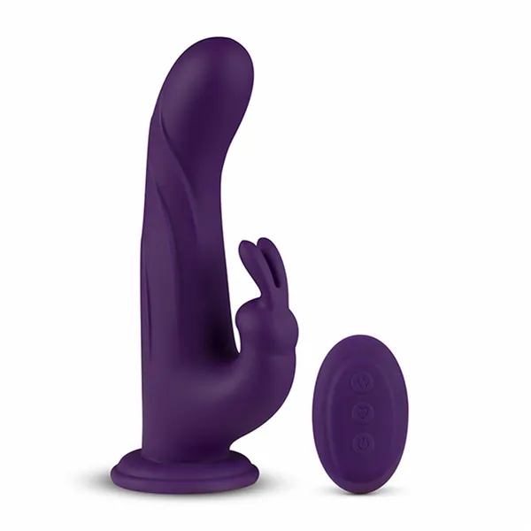 Rabbit Vibrator FeelzToys Whirl-Pulse Rotating & Remote Control Purple