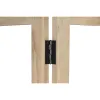 Plaukti Home ESPRIT Dabisks Mango koks Koks MDF 130 x 35 x 160 cm