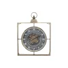 Настенное часы Home ESPRIT Чёрный Позолоченный Стеклянный Железо 60 x 9 x 80 cm