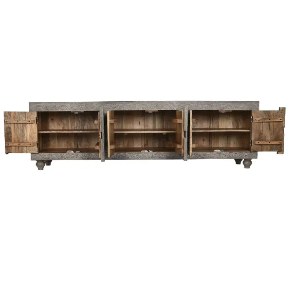 TV mēbeles Home ESPRIT Gaiši brūns 200 x 40 x 61 cm