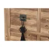 Lipasto Home ESPRIT Musta Luonnollinen Kuusi Puu MDF Itämainen 63 x 27 x 101 cm