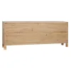 Televizoriaus baldai Home ESPRIT Juoda Natūralus Eglė Medžio MDF 130 x 24 x 51 cm