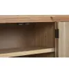 Televizoriaus baldai Home ESPRIT Juoda Natūralus Eglė Medžio MDF 130 x 24 x 51 cm