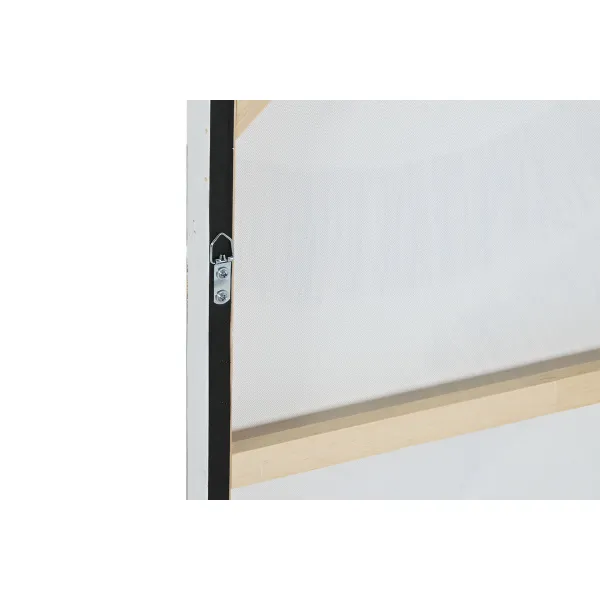 Drobė Home ESPRIT Balta Natūralus Boho 60 x 3 x 80 cm (2 vnt.)
