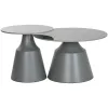 Small Side Table Home ESPRIT Grey 70 x 70 x 43 cm 70 x 70 x 1 cm