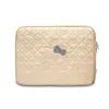 Hello Kitty Zip PU Quilted Bows Sleeve - Notebook case 13" / 14" (gold)