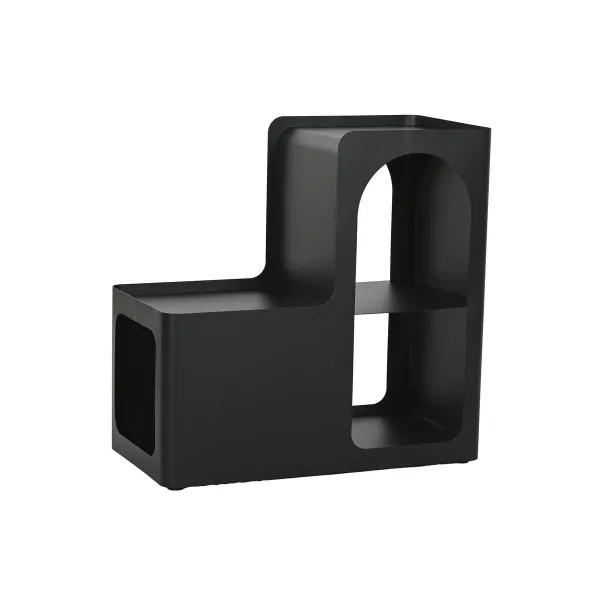 Mazs galdiņš Home ESPRIT Melns Metāls 60 x 30 x 60 cm