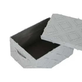 Набор декоративных ящичков Home ESPRIT Серый Кремовый 40 x 30 x 20 cm 3 Предметы (2 штук)