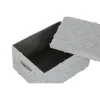 Набор декоративных ящичков Home ESPRIT Серый Кремовый 40 x 30 x 20 cm 3 Предметы (2 штук)