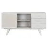 Sideboard Home ESPRIT White Rattan Mango wood 155 x 40 x 80 cm