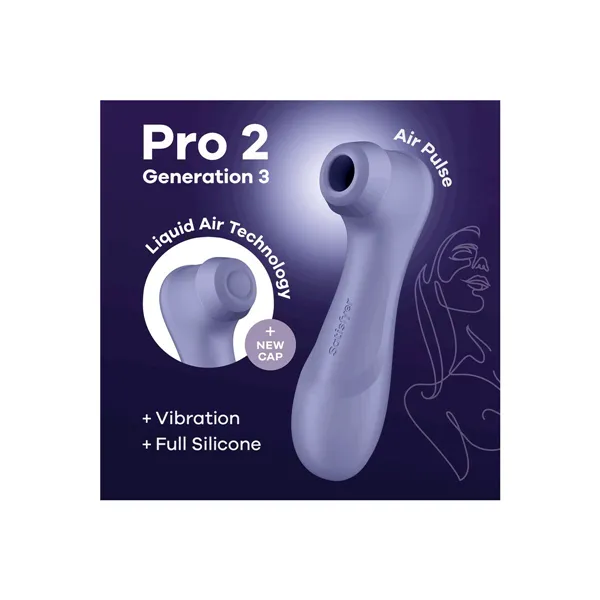 Clitoris Suction Stimulator Satisfyer Pro 2 Generation 3 Purple