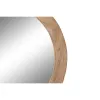 Seinäpeili DKD Home Decor Ruskea Luonnollinen Alpino 66 x 5 x 66 cm