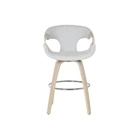 taburete Home ESPRIT Pelēks Koks 55,5 x 52,5 x 92,5 cm