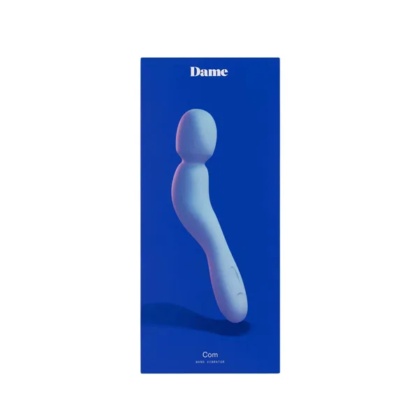 Vibrator Dame Com Wand Massager Periwinkle Blue