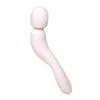 Vibrator Dame Com Wand Massager Quartz White Pink