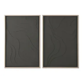 Картина Home ESPRIT полистирол Деревянный MDF 83 x 4 x 123 cm (2 штук)