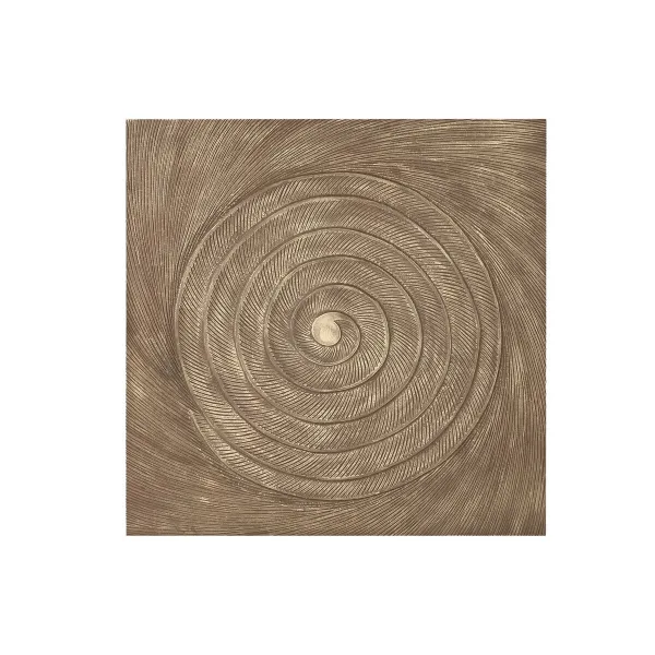 Wall Decoration Home ESPRIT Golden Modern 120 x 3,5 x 120 cm