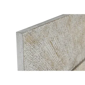 Sienu dekors Home ESPRIT Balts Bronza Moderns Kails 120 x 3,5 x 120 cm