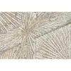 Sienu dekors Home ESPRIT Balts Bronza Moderns Kails 120 x 3,5 x 120 cm