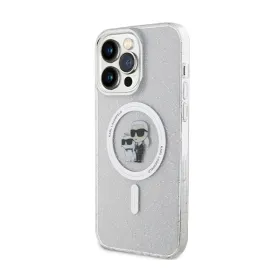Karl Lagerfeld Karl & Choupette Glitter MagSafe - iPhone 14 Pro Max Case (Transparent)
