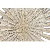 Sienu dekors Home ESPRIT Balts Bronza Neoklasicisma 91 x 3 x 91 cm