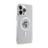 Karl Lagerfeld Karl & Choupette Glitter MagSafe - iPhone 14 Pro Max Case (Transparent)