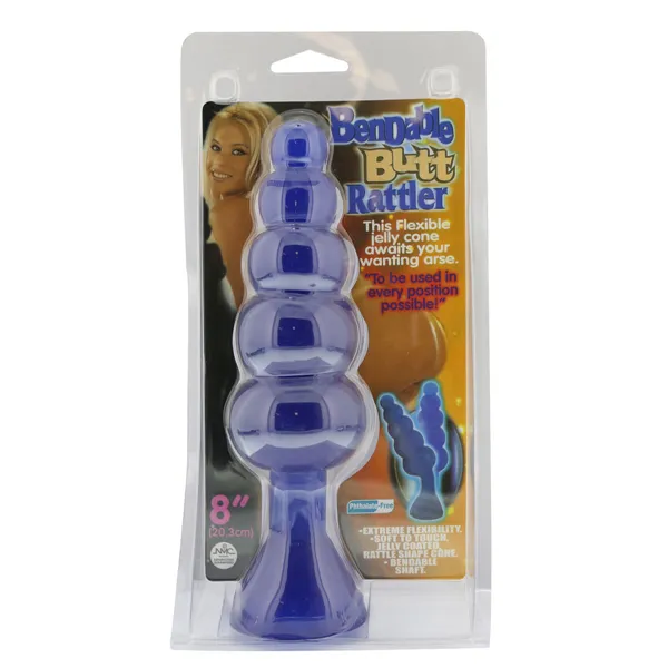 Anal plug NMC BENDABLE BUTT RATTLER Blue