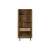 Esittelyteline Home ESPRIT Kristalli Tiikki 80 x 45 x 190 cm