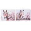 Canvas Home ESPRIT Canvas Koks MDF 80 x 2,5 x 60 cm
