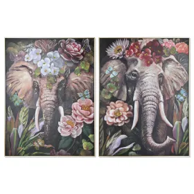 Drobė Home ESPRIT polistirenas Drobė 92 x 4,5 x 122 cm