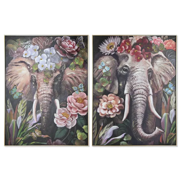 Полотно Home ESPRIT полистирол Полотно 92 x 4,5 x 122 cm