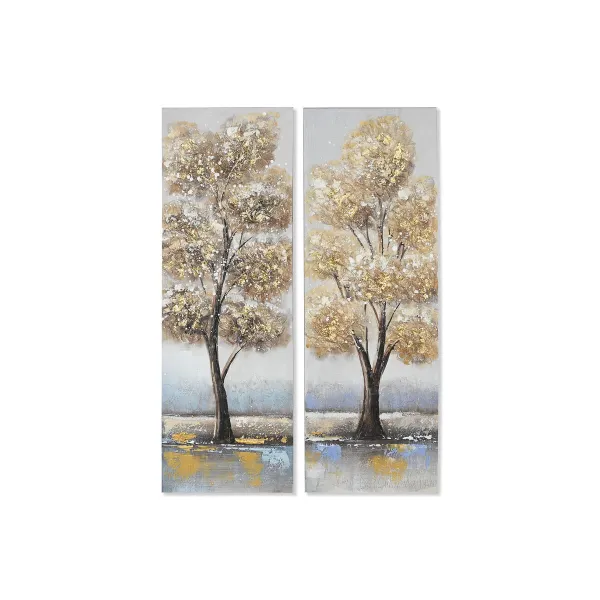 Canvas Home ESPRIT Canvas Koks MDF 30 x 3 x 90 cm